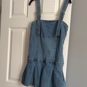Forever 21 Denim Blue Midi Dress